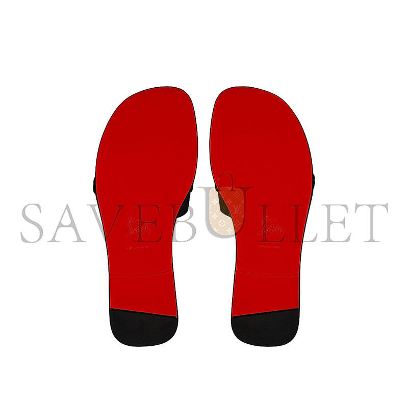 CHRISTIAN LOUBOUTIN HER IN ROMA LEATHER MULE SANDALS 1260519B439